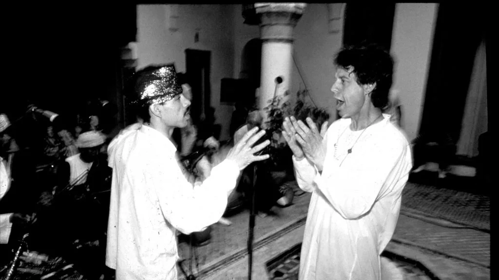 Mick Jagger dans les rues de Tanger en 1968